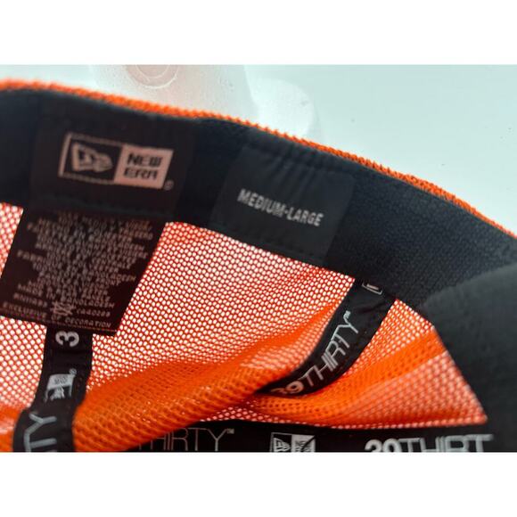 Denver Broncos New Era 39Thirty Men’s Size: M/L Orange Team Classic - Picture 6 of 6